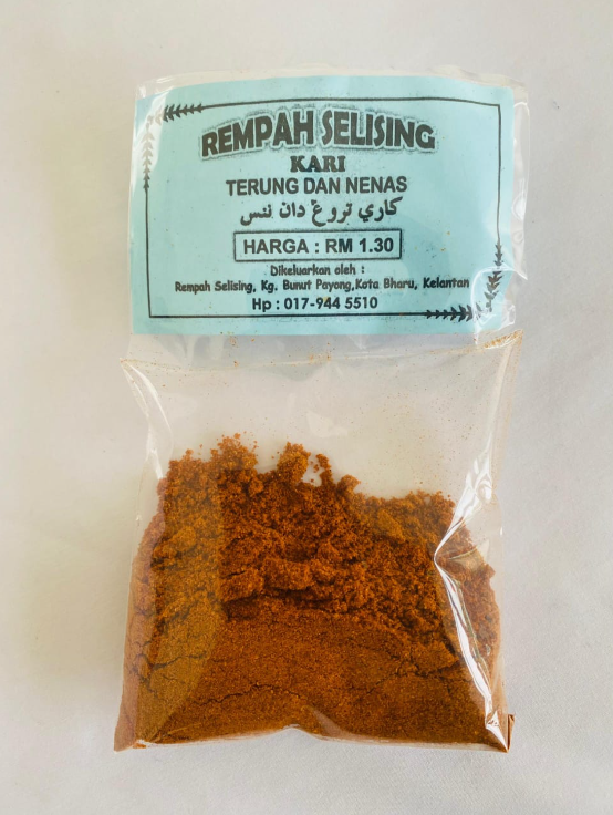 Rempah Selising Kari Terung dan Nenas 2